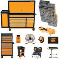 MEGAMOD Master Mechanics Tool Set in Premium Modular Foam Trays with Tool Storage & Shop Equipment, 1331 Pieces We Share Industrial Supply