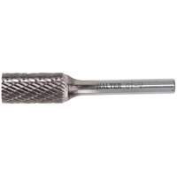 Double Cut Cylindrical Carbide Burr, 1/4" Dia., 1/4" Shank, 5/8" Depth of Cut We Share Industrial Supply