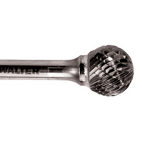 Double Cut Ball Nose Burr, SD-5, 1/2" Dia., 1/4" Shank, 7/16" Depth of Cut We Share Industrial Supply