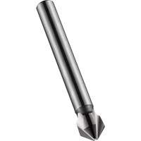 Fraise conique, 12,4 mm, Acier rapide, Angle de 90°, 3 cannelures We Share Industrial Supply