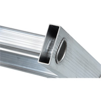 Industrial Heavy-Duty Straight Ladders, 8', Aluminum, 300 lbs., CSA Grade 1A We Share Industrial Supply