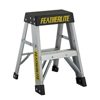 Industrial Extra Heavy-Duty Step Stool/Ladders, 2', Aluminum, 300 lbs. Capacity, Type 1A We Share Industrial Supply