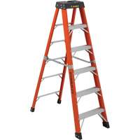 Industrial Extra Heavy-Duty Stepladders (6800 AA Series), 6', Fibreglass, 375 lbs. Capacity, Type 1AA We Share Industrial Supply