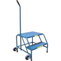Tilt-N-Roll Step Stands, 2 Step(s), 24" L x 29" W x 19" H, 300 lbs. Capacity We Share Industrial Supply