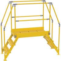 Crossover Ladder, 78-1/2" Overall Span, 30" H x 48" D, 24" Step Width We Share Industrial Supply