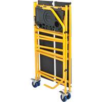 nsemble d'&eacute;chafaudage &agrave; montant de s&eacute;curit&eacute; & tablette pour outils de 4' Jobsite Series, Cadre Acier, 49-1/2" p x 57-3/4" h We Share Industrial Supply