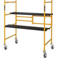 Ensemble de petit &eacute;chafaudage de base de 4' Jobsite Series, Cadre Acier, 41" p x 45-3/4" h We Share Industrial Supply