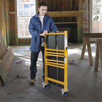 Ensemble de petit &eacute;chafaudage de base de 4' Jobsite Series, Cadre Acier, 41" p x 45-3/4" h We Share Industrial Supply