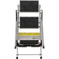 &eacute;chelle escabeau avec roues pivotantes, 3 marches, 34" x 22" x Hauteur 50,75" We Share Industrial Supply