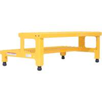 Adjustable Step-Mate Stand, 2 Step(s), 36-3/16" W x 22-7/8" L x 15-1/4" H, 500 lbs. Capacity We Share Industrial Supply