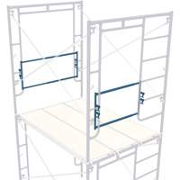 Garde-corps dextr&eacute;mit&eacute; extensible pour l'&eacute;chafaudage, Barre de retenue, 21" h We Share Industrial Supply