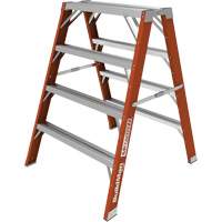 Escabeau chevalet &eacute;tabli Buildman, 4' ha x 36,25" la x 40,5" pr, Capacit&eacute; de 300 lb, Fibre de verre We Share Industrial Supply