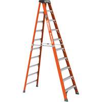 Escabeau, 10', Fibre de verre, Capacit&eacute; 375 lb, Type 1AA We Share Industrial Supply