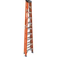 Escabeau, 10', Fibre de verre, Capacit&eacute; 375 lb, Type 1AA We Share Industrial Supply