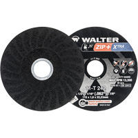 Meules &agrave; tronçonner renforc&eacute;es Zip+ pour meuleuse &agrave; angle droit, 4-1/2" x 1/16", Arbre de 7/8", Type 1, Alumine de zirconium, 13 300 Tr/min We Share Industrial Supply