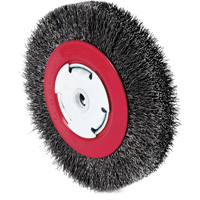 101F-3M Crimped Wire Wheel, 6" Dia., 0.014" Fill, 1/2"/2"/5/8" Arbor We Share Industrial Supply