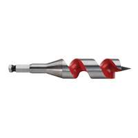 Longue m&egrave;che h&eacute;licoidale pour perceuse, Diam&egrave;tre de 1-1/8", Cannelure 3", Tige 7/16" hexagonal We Share Industrial Supply