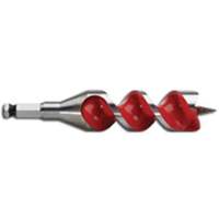 Longue m&egrave;che h&eacute;licoidale pour perceuse, Diam&egrave;tre de 1-1/4, Cannelure 4", Tige 7/16" hexagonal We Share Industrial Supply