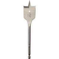 M&egrave;che plate, Diam&egrave;tre de 1-1/4", Tige 1/4" hex, Longeur de 6" We Share Industrial Supply