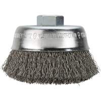 Brosse-boisseau &agrave; fils cr&ecirc;p&eacute;s en acier au carbone We Share Industrial Supply