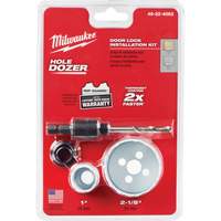 Hole Dozer Door Lock Hole Saw Kit, 4 Pieces We Share Industrial Supply