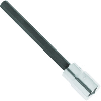 Extra-Long Bit Socket, Hex, 1/4" x 4-5/8" L, 1/2" Square Drive Drive We Share Industrial Supply
