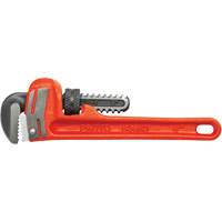 Heavy-Duty Cast Iron Pipe Wrench, 3/4" Jaw Capacity, 6" Long, Powder Coated Finish, None Handle We Share Industrial Supply