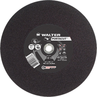 Meule &agrave; tronçonner rapide en acier inoxydable Portacut, 14" x 1/8", Arbre de 1", Type 1, Carbure de silicium, 5400 Tr/min We Share Industrial Supply