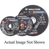 XCAVATOR Grinding Wheel, 4-1/2" x 1/4", 5/8"-11 Arbor, Zirconium, Type 27 We Share Industrial Supply