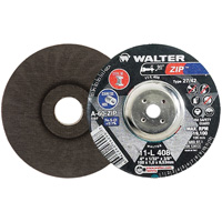 Zip Cutting and Grinding Wheel, 4" x 1/32", 3/8" Arbor, Type 27, 60 Grit, Aluminum Oxide We Share Industrial Supply