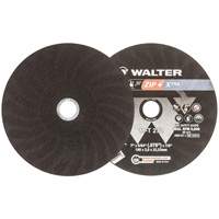 Meule &agrave; tronçonner pour usage intensif Zip+Xtra, 7" x 5/64", Arbre de 7/8", Type 1, Oxyde d'aluminium, 8600 Tr/min We Share Industrial Supply