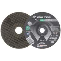 Meule FLEXCUT MILL SCALE, 7", 36 Grain, Oxyde d'aluminium, 7/8", 8600 Tr/min, Type 29 We Share Industrial Supply