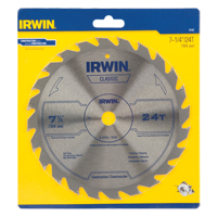 Contractor Saw Blades - Classic Series Saw Blades, 7-1/4", 24 Teeth, Wood Use We Share Industrial Supply