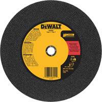 General Purpose Metal Cutting Chop Saw Wheel, 14" x 7/64", 1" Arbor, Type 1, Aluminum Oxide, 4300 RPM We Share Industrial Supply