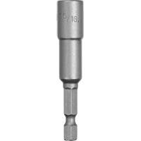 Nut Driver, 5/16" Tip, 1/4" Drive, 2-9/16" L, Magnetic We Share Industrial Supply