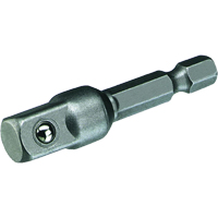 Socket Adapter, 1/4" Drive Size, 3/8" Male Size, Ball, 2" L We Share Industrial Supply