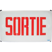Enseignes Sortie Aqua NEMA 4x, DEL, &agrave; raccordement fixe, Français We Share Industrial Supply