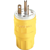 Pris &agrave; lames droites &eacute;tanche Wetguard, Plastique, 20 A, 125 V We Share Industrial Supply