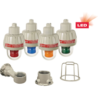 Lumi&egrave;res d'avertissement DEL antid&eacute;flagrantes avec technologie XLT, Continu/Clignotement, Ambr&eacute;e We Share Industrial Supply