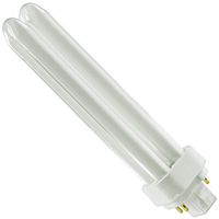 Ampoules fluorescentes compactes, T4, 26 W, 3500 K, Base G24Q-3, 12 000 h We Share Industrial Supply