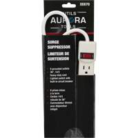 Surge Suppressor, 6 Outlets, 200 J, 1875 W, 3' Cord We Share Industrial Supply
