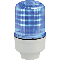 Balises modulaires multifonctionnelles &agrave; DEL Streamline, Continu/Clignotement/Rotatif, Bleu We Share Industrial Supply