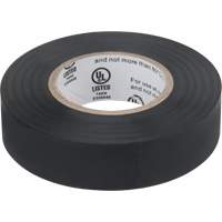 Ruban isolant, 19 mm (3/4") x 18 m (60'), Noir, 7 mils We Share Industrial Supply
