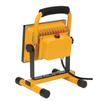 Portable Work Light, LED, 20 W, 2500 Lumens, Aluminum Housing We Share Industrial Supply