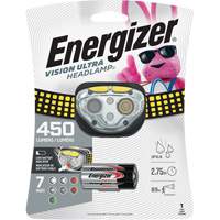 Lampe frontale industrielle Vision Ultra, DEL, 450 lumens, 2 hres de fonctionnement, piles AAA We Share Industrial Supply