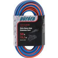 TPE-Rubber Extension Cord with Light Indicator, All-Weather, SJEOW, 12/3 AWG, 15 A, 3 Outlet(s), 50' We Share Industrial Supply