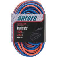 TPE-Rubber Extension Cord with Light Indicator, All-Weather, SJEOW, 12/3 AWG, 15 A, 3 Outlet(s), 100' We Share Industrial Supply