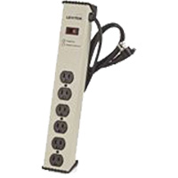Surge Protector Strip, 6 Outlets, 900 J, 1500 W, 6' Cord We Share Industrial Supply