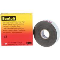 Ruban isolant semi-conducteur Scotch, 19 mm (3/4") x 4,6 m (15'), Noir, 30 mils We Share Industrial Supply
