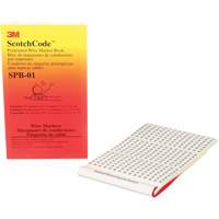 Livret d'&eacute;tiquettes pour le marquage de fils pr&eacute;imprim&eacute;es ScotchCode We Share Industrial Supply